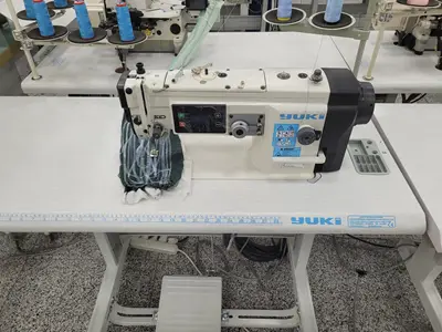Швейная машина с высокопрочными швами Yuki 5530-Dz из полностью масляного каната с зигзагообразным швом