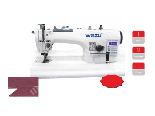 Tam Otomatik Bıçaklı Düz Dikiş Makinası