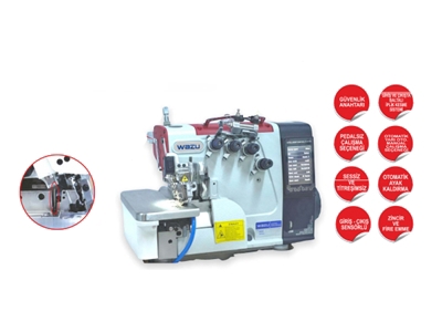 4 İplik Kıstırmalı Overlok Makinası