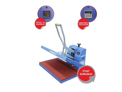 40x80 cm Manuel Transfer Baskı Presi - 0