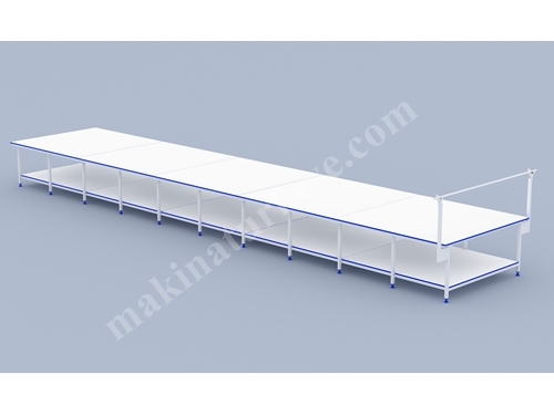 200x100 Cm (Altı Dolu) Pastal Serim Ve Kesim Masası