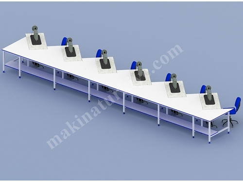 Tek Taraflı Z Tip Dikiş Makina Tezgahı