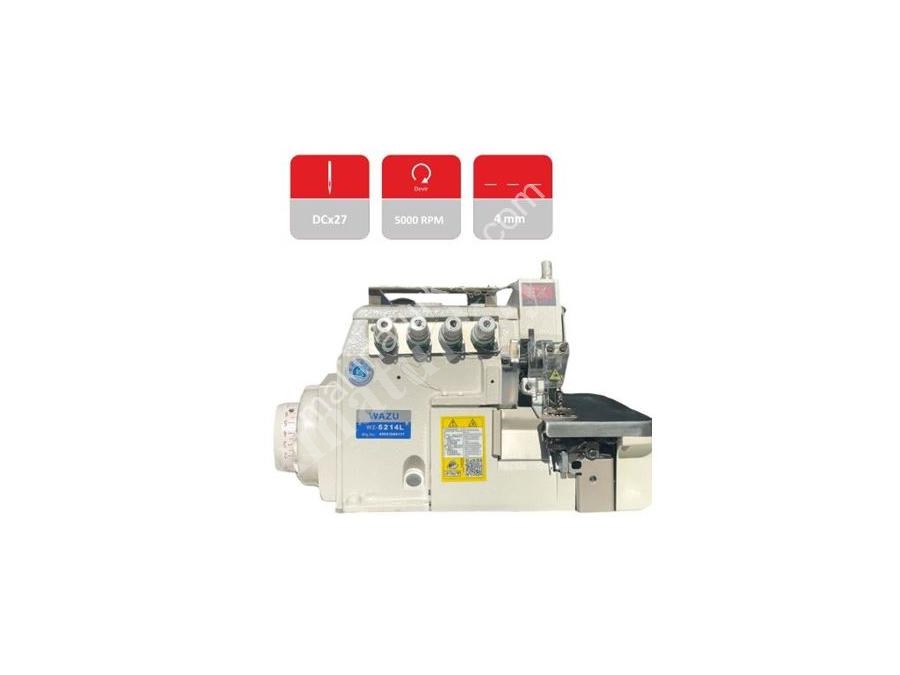 WZ-5214L 5 İplik Ters Overlok Makinesi