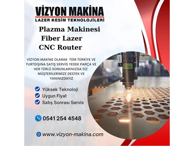 1500x3000 mm 2 Kw Fiber Lazer Kesim Tezgahı - 0