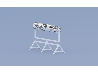 60X180 Cm Kot Kumaş İçin Top Kumaş Açma Aparatı - 0