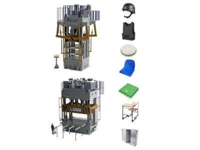 5000 Ton Polyester and Composite Hydraulic Molding Press - 0