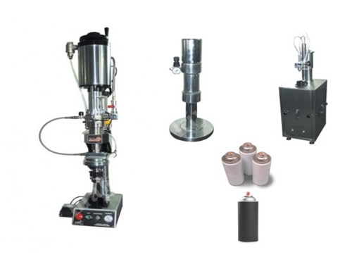 25 Adet / Dakika Yarı Otomatik Aerosol Dolum Makinası