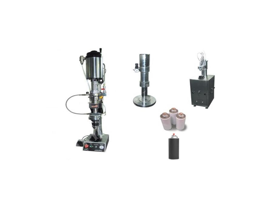 25 Adet / Dakika Yarı Otomatik Aerosol Dolum Makinası