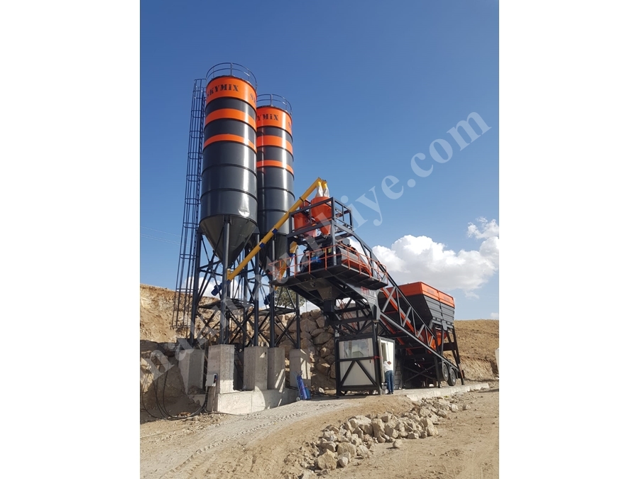 100 m³ /Saat Tam Mobil Beton Santrali