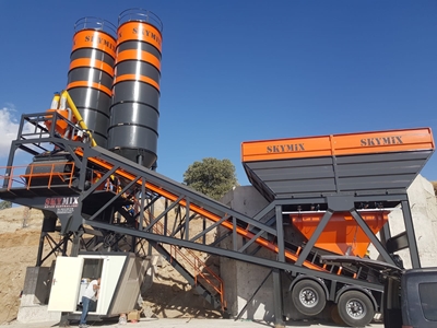 100 m³ /Saat Tam Mobil Beton Santrali - 0