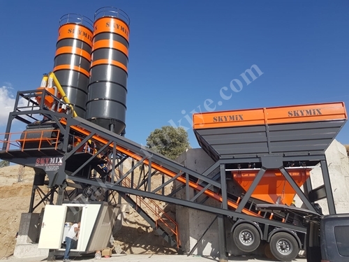 100 m³ /Saat Tam Mobil Beton Santrali