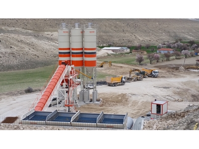 100 m³ /Saat Sabit Beton Santrali - 1