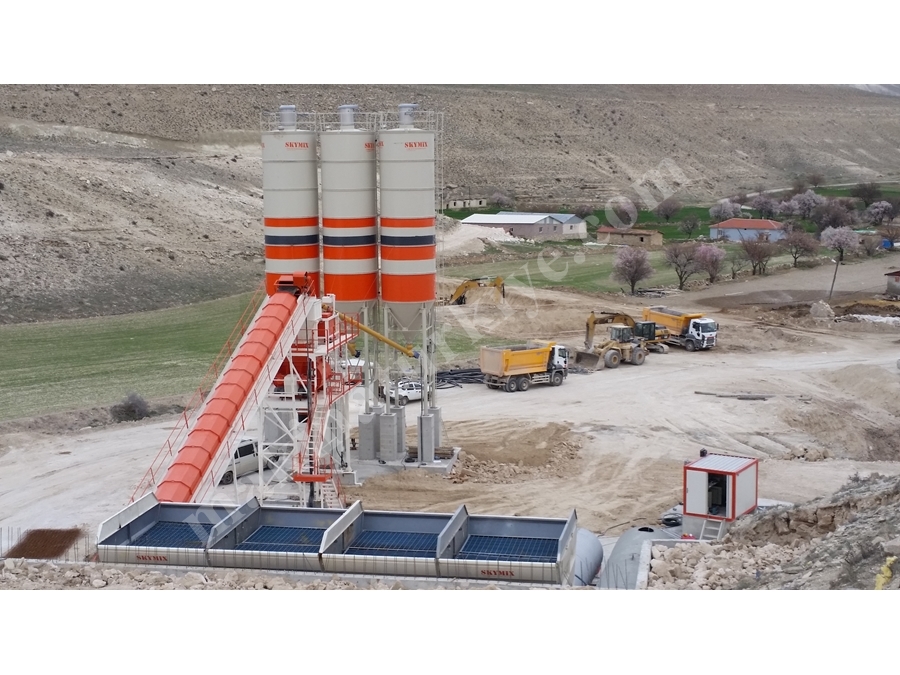 100 m³ /Saat Sabit Beton Santrali