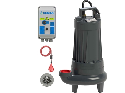 3 hp Parçalayıcı Bıçaklı Foseptik Su Dalgıç Pompası