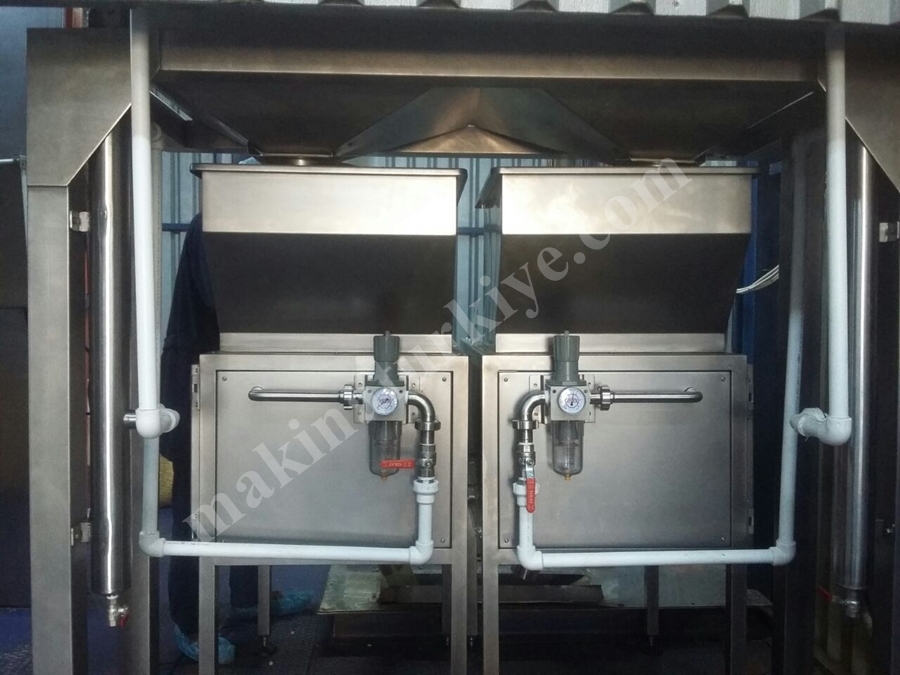 1000 Kg / Saat Havalı Kuruyemiş Soyma Makinası