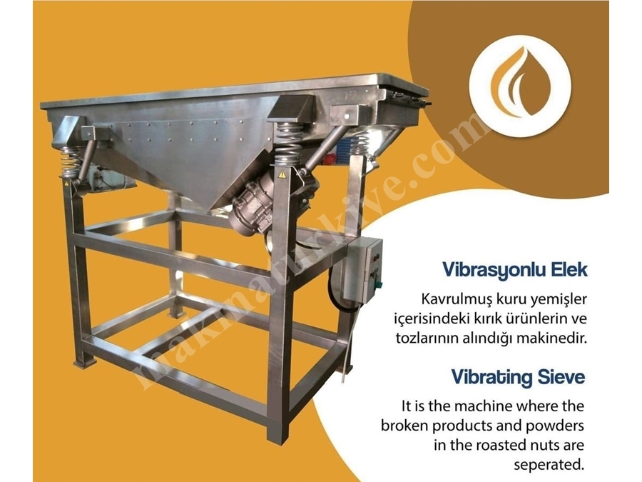 4 Ton / Saat Vibrasyonlu Kuruyemiş Eleme Makinası