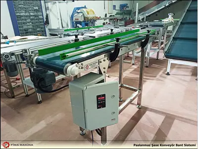 Stainless Steel Chassis Conveyor Belt System