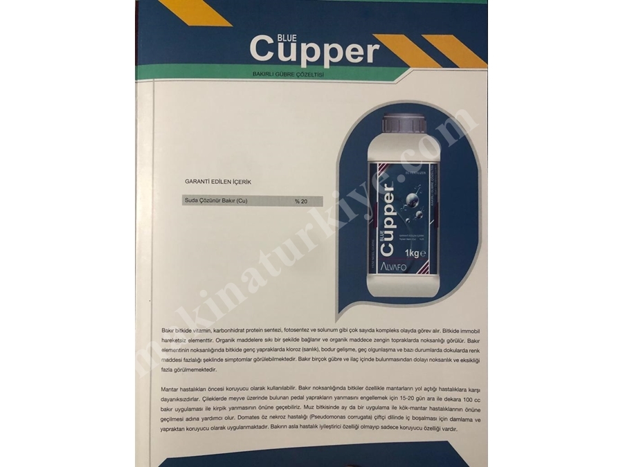 Cupper Blue Yeni Nesil Sıvı Gübre