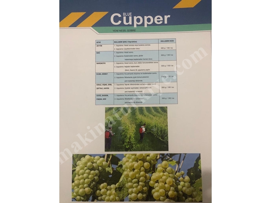 Cupper Blue Yeni Nesil Sıvı Gübre