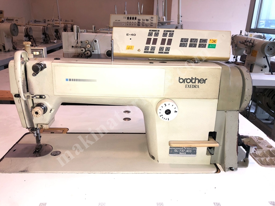 E40 Tam Otomatik Trifaze Düz Dikiş Makinası Brother E40