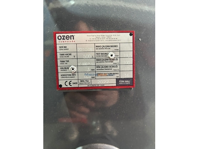Özen Tk-500/2X110 Pistonlu Kompresör - 5