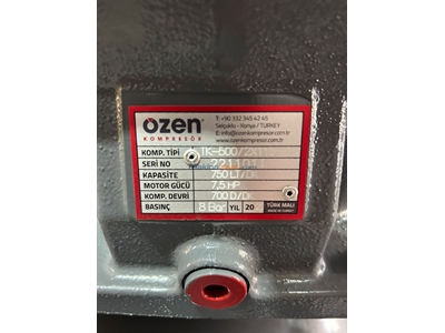 Özen Tk-500/2X110 Pistonlu Kompresör - 4