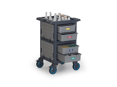 Procart 208 Floor Service Cart - 2