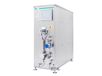 Machine de production de crème glacée en continu avec pompe à lobes de 150 à 600 litres/heure et contrôle PLC - 0