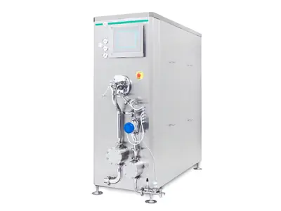 150 - 600 Liter / Stunde Rührgepumpte PLC-gesteuerte kontinuierliche Eiscreme-Produktionsmaschine