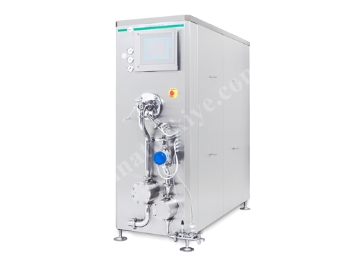 150 - 600 Litre / Hour Churn Pumped PLC Controlled Continuous Ice Cream Production Machine
