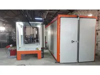 Top Loading Pallet Conveyor Cabin and Box Type Paint Oven