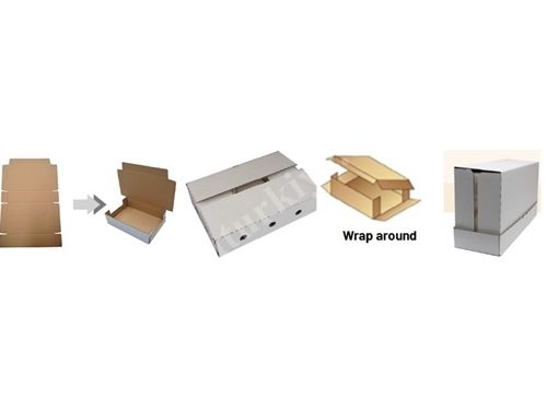 Система роботизированной упаковки, формования коробок, наполнения и запайки коробок на 15 коробок в минуту