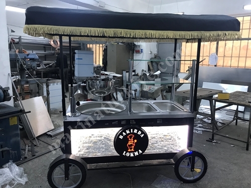 Lokma Dessert Cart, Mobile Lokma Stand and Cart