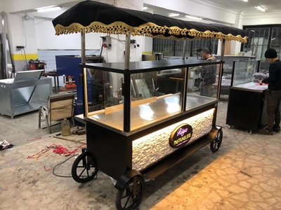 Petit-déjeuner - Charrette de Simit- Pâtisseries - Charrettes et Étal de Fabrication - 2