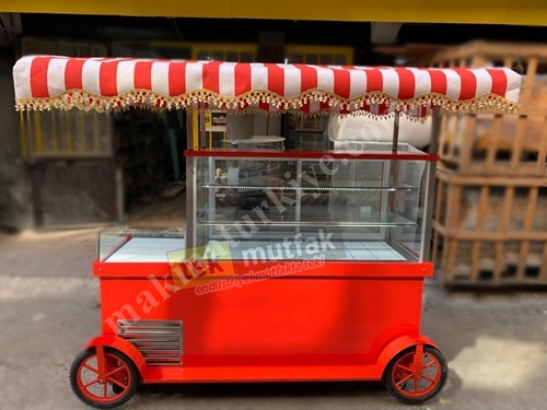 Refrigerated Breakfast Cart Simit Cart Pilaf Cart