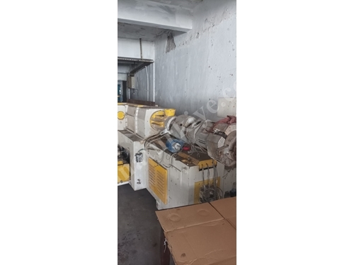 60mm Twin Screw Plastic PVC Pipe Extruder