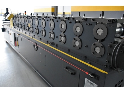 Özel Roll Form Makinesi ÇİFT CİDAR kepenk lameli çekme makinesi - 6