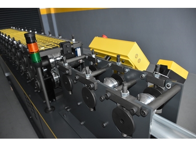 Özel Roll Form Makinesi ÇİFT CİDAR kepenk lameli çekme makinesi - 11