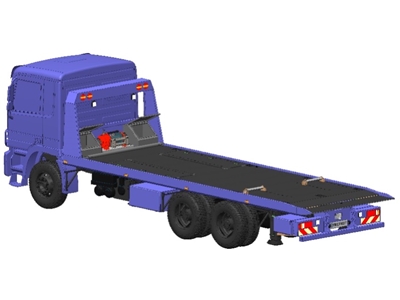 10 Ton Kayar Kasa Araç Kurtarma Oto Çekici - 0
