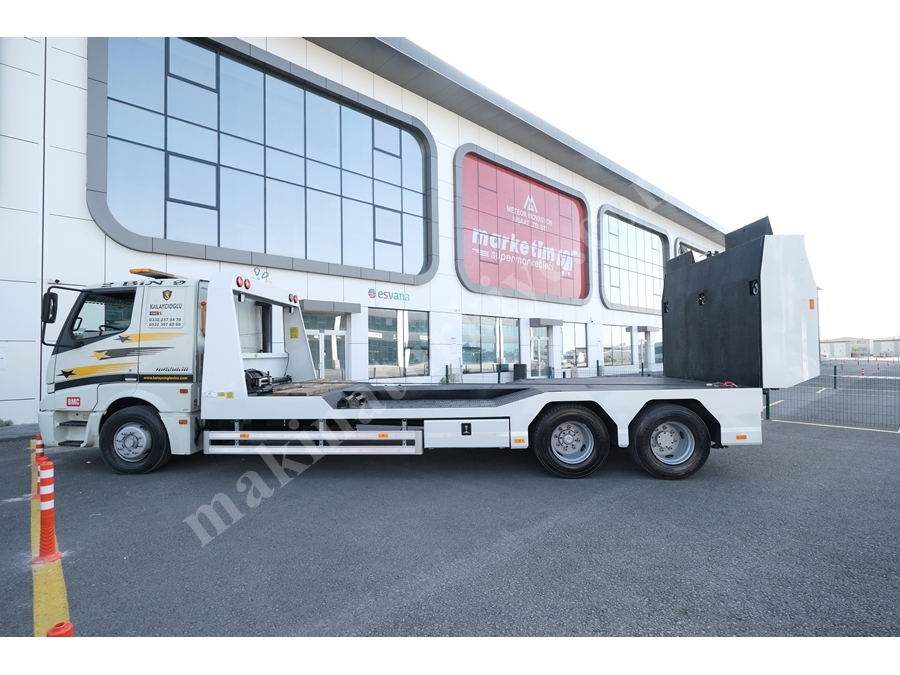 12 Ton Platformlu Lowbed Araç Kurtarma Oto Çekici