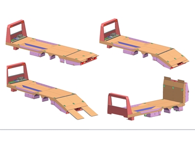 12 Ton Platformlu Lowbed Araç Kurtarma Oto Çekici - 2