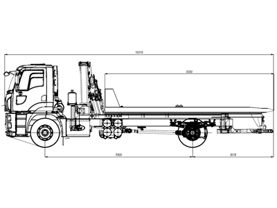 MP24 Katlanır Vinçli Platformlu Araç Kurtarma Oto Çekici - 1