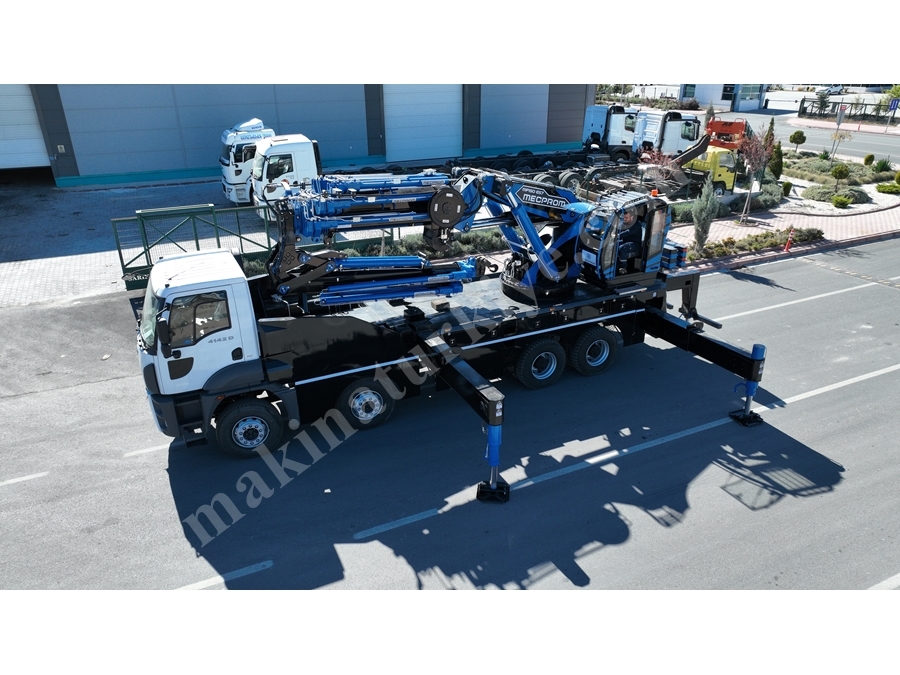 MP150 EL7+L5 Katlanır Bomlu Mobil Vinç