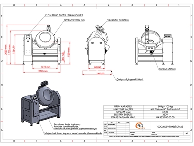 Tilting Dragee Coating Machine - 5