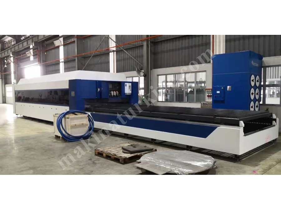 Accurl 12Kw Fiber Lazer Kesim Makinası 5 Yıl Garantili