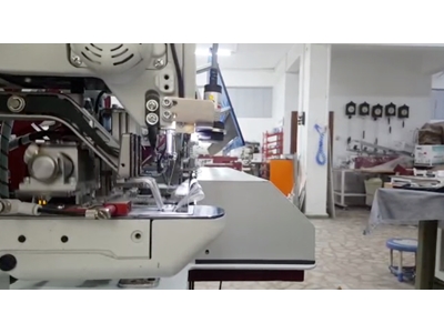 Tam Otomatik Üç Etiket Katlamalı Dikiş Ve Etiketleme Makinası - 2