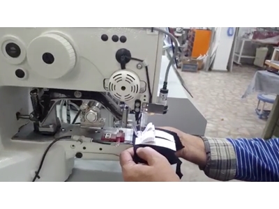 Tam Otomatik Üç Etiket Katlamalı Dikiş Ve Etiketleme Makinası - 4