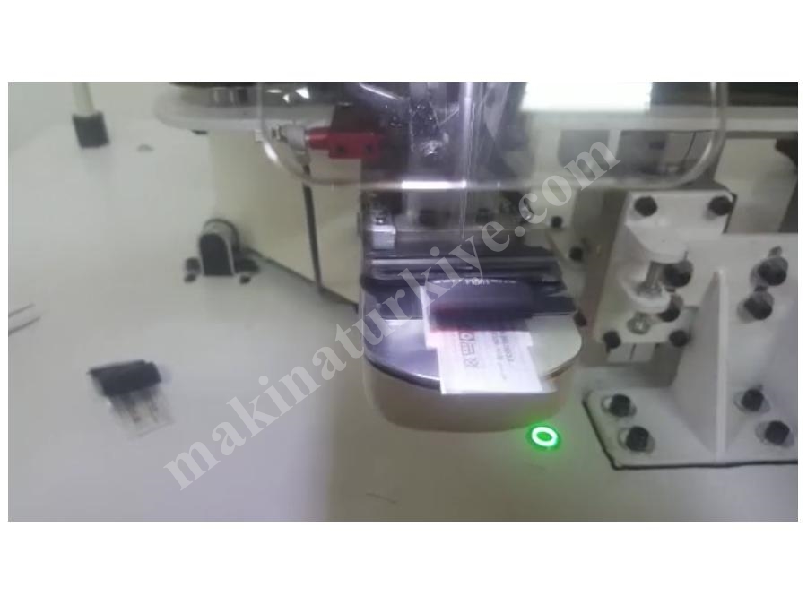 Tam Otomatik 6 Etiket Katlamalı Dikiş Ve Etiketleme Makinası