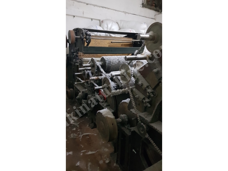 2.El Hizar Bıçaklı Elyaf Tarak Makinesi