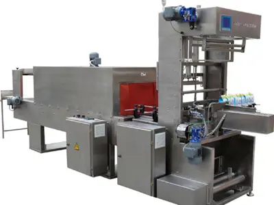 Machine d'emballage rétractable automatique en acier inoxydable